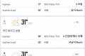주간예보(청주시 낭성면) 7/22 월 ~ 7/26 금 주간예보(청주시 낭성면) 7/22 월 ~ 7/26 금