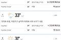 주간예보(청주시 낭성면) 8/12 월 ~ 8/16 금 주간예보(청주시 낭성면) 8/12 월 ~ 8/16 금
